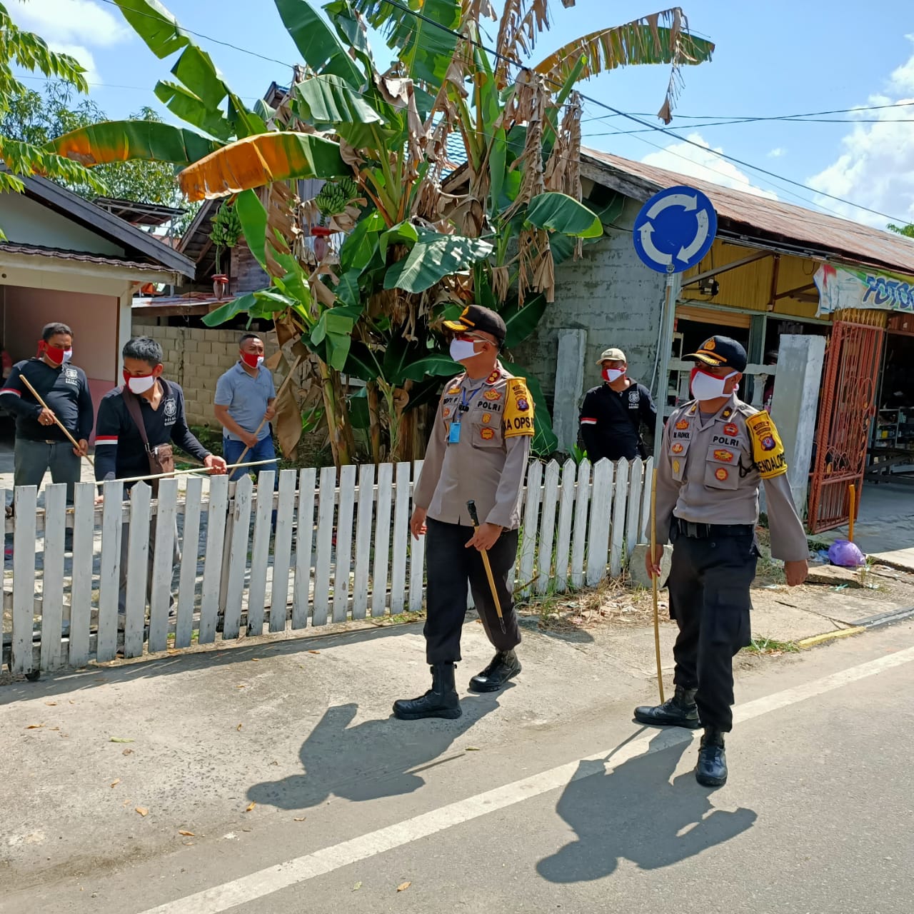 Siaga Serangan, Polres Barsel Gelar Simulasi Pengamanan