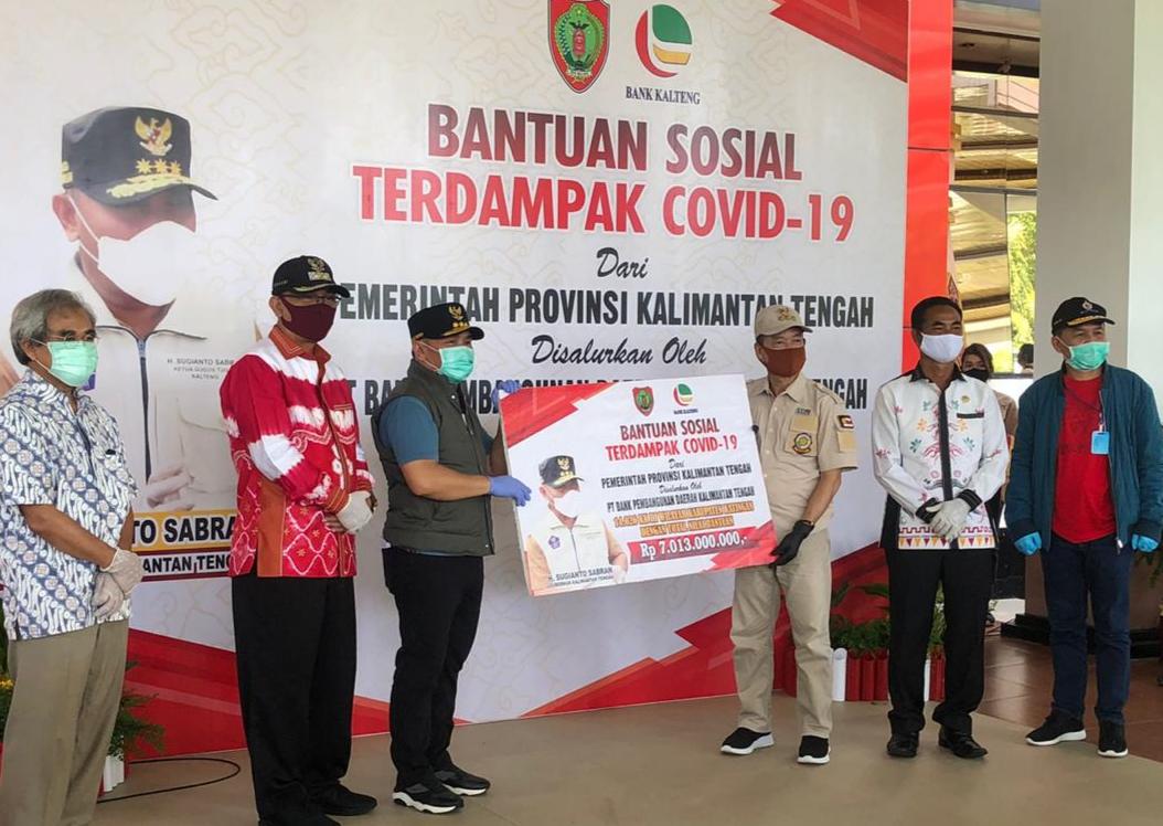 Sugianto Sabran : Bansos Pemerintah Sudah Tersalurkan 60 Persen