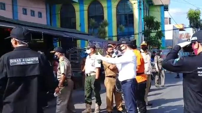Ben Brahim Awasi Langsung Penerapan PSBB di Kuala Kapuas