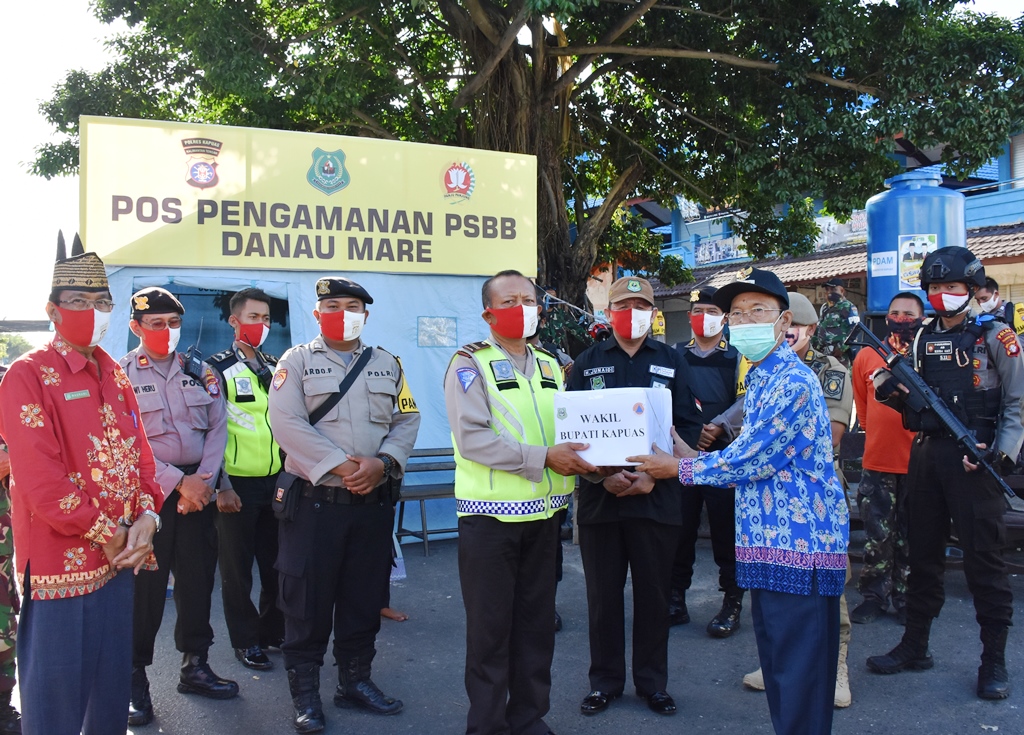 Patikan Berjalan Lancar, Wabup Kapuas Pantau Pos Pengamanan