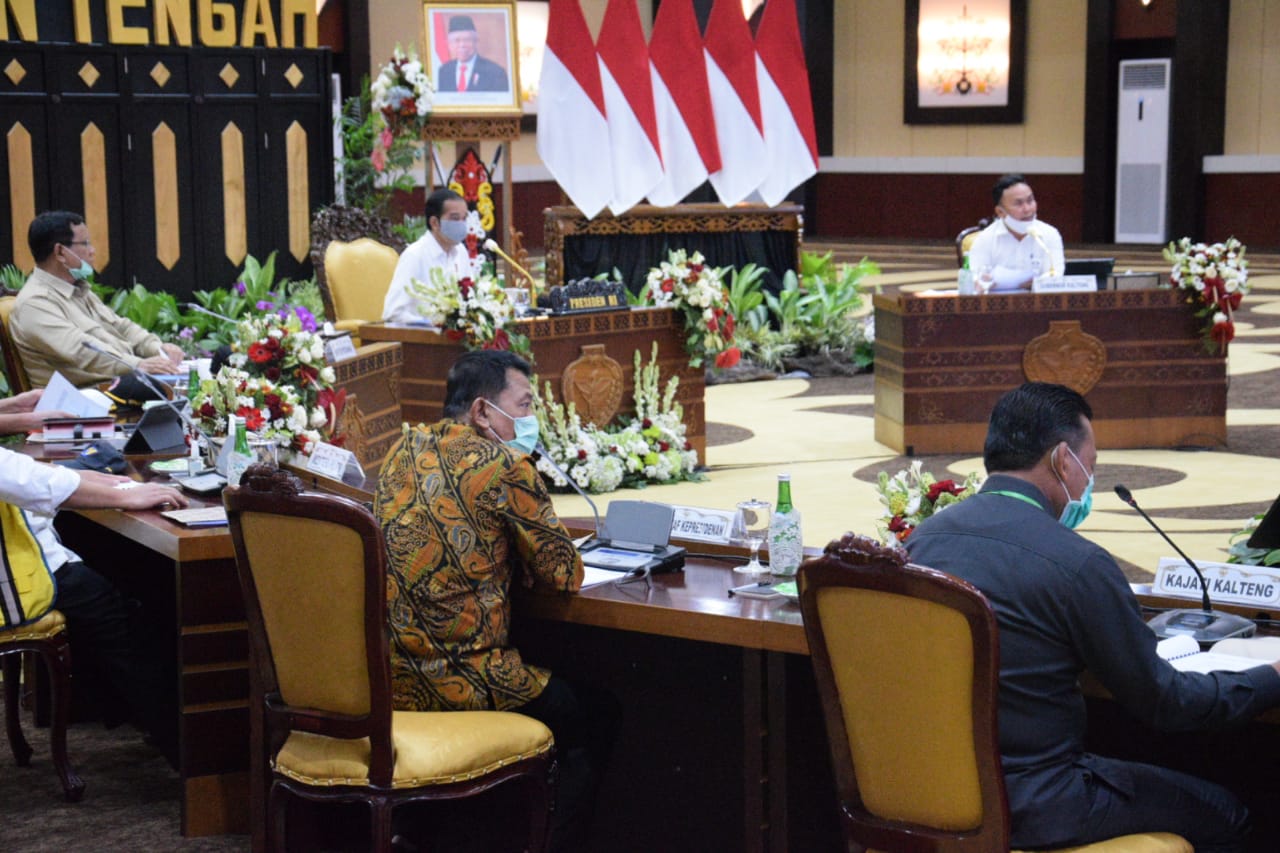 Terkait Penanganan Covid-19 di Kalteng, Ini Pesan Joko Widodo