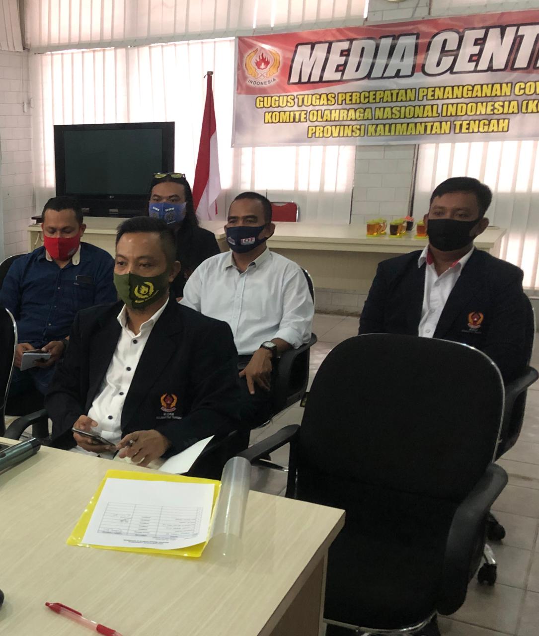 Bahas PON 2021, Humas KONI Kalteng Ikuti Rapat Koordinasi Secara Virtual