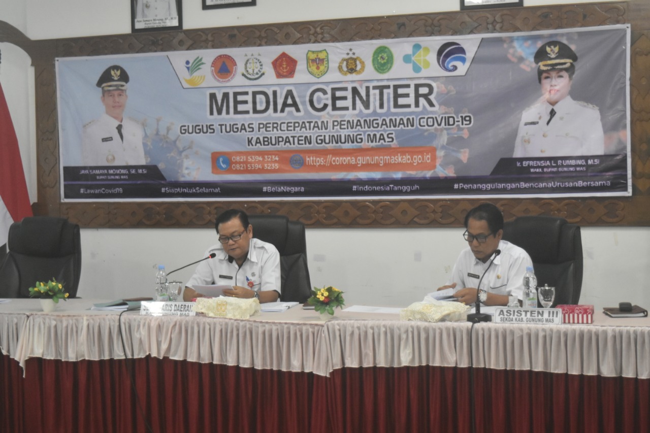 Sekda Kabupaten Gumas Menggelar Rapat Pengelolaan Keuangan Daerah