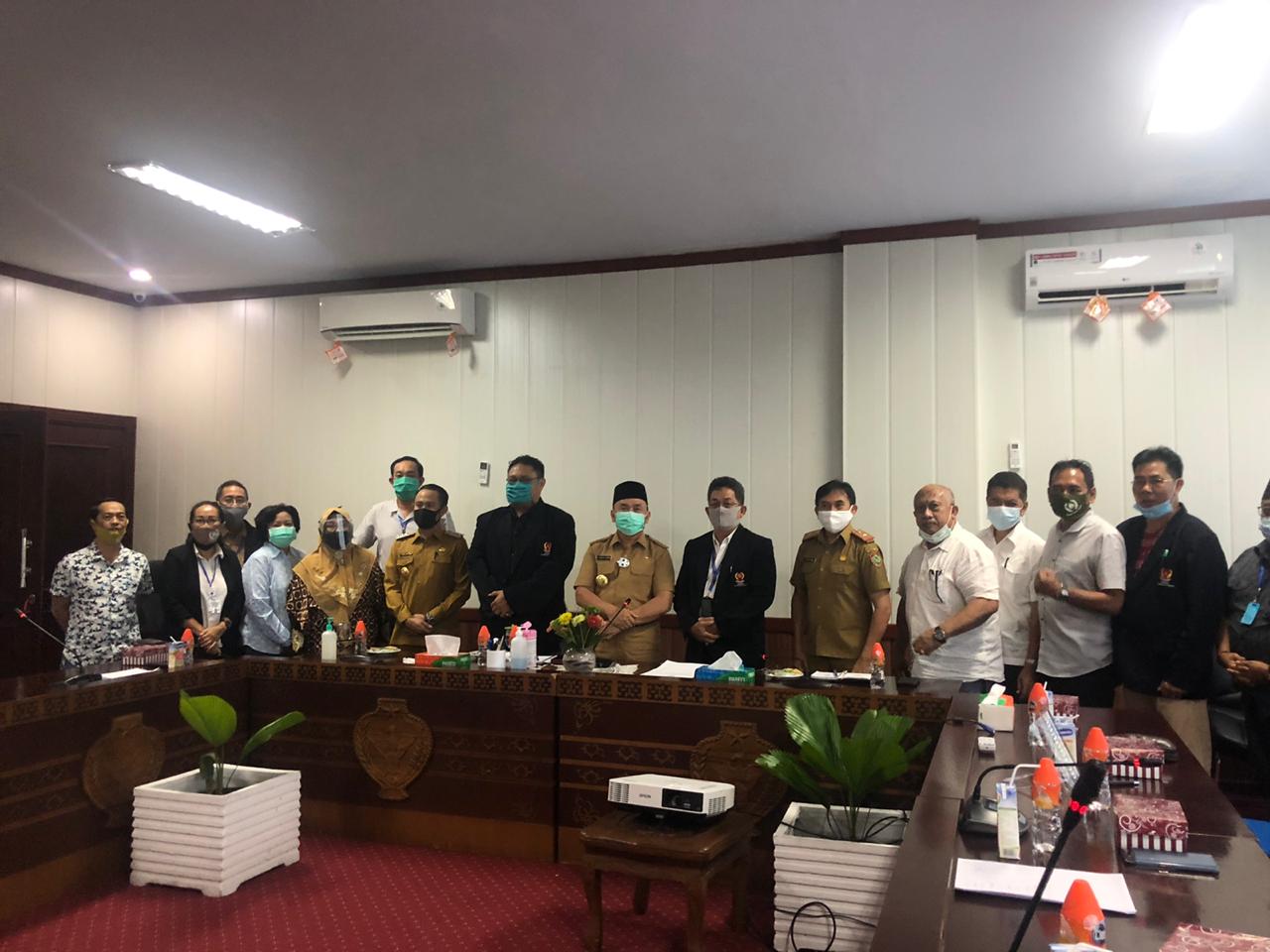 KONI Kalteng Bahas PON Bersama Gubernur dan Walikota