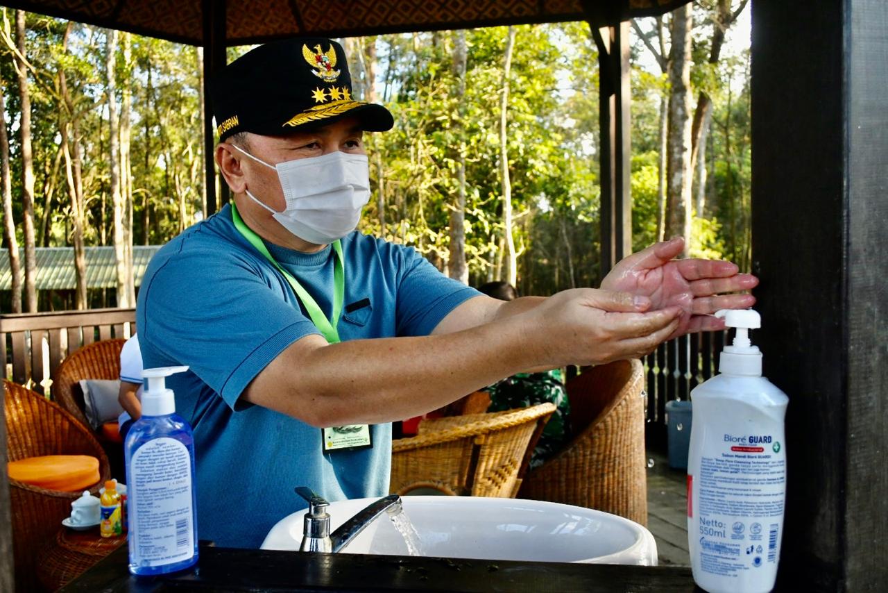 Sugianto Sabran Terus Kampanyekan Protokol Pencegahan Covid-19