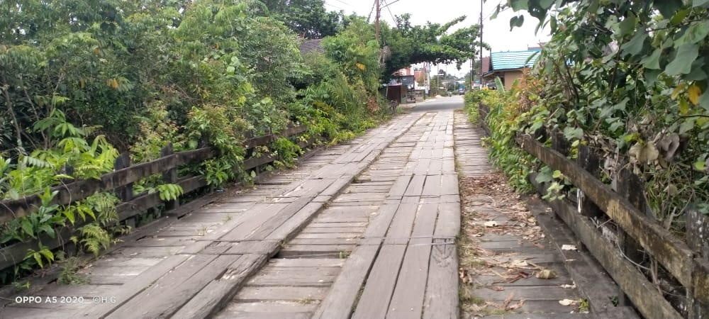 Kurang Diperhatikan, Jembatan Sei Kahat Rusak