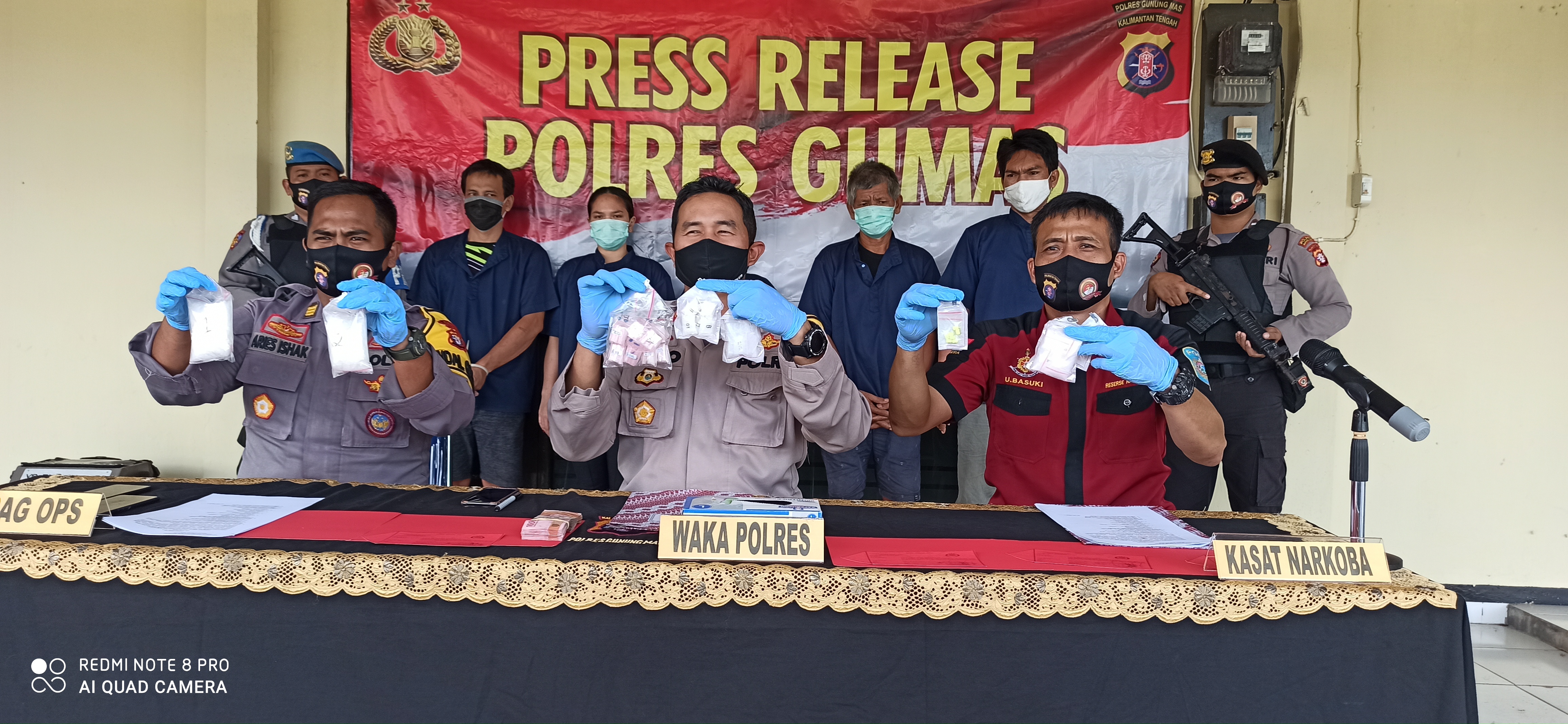 Sepanjang Januari-Juni 2020, Polres Gumas Ungkap 30 Kasus Narkotika