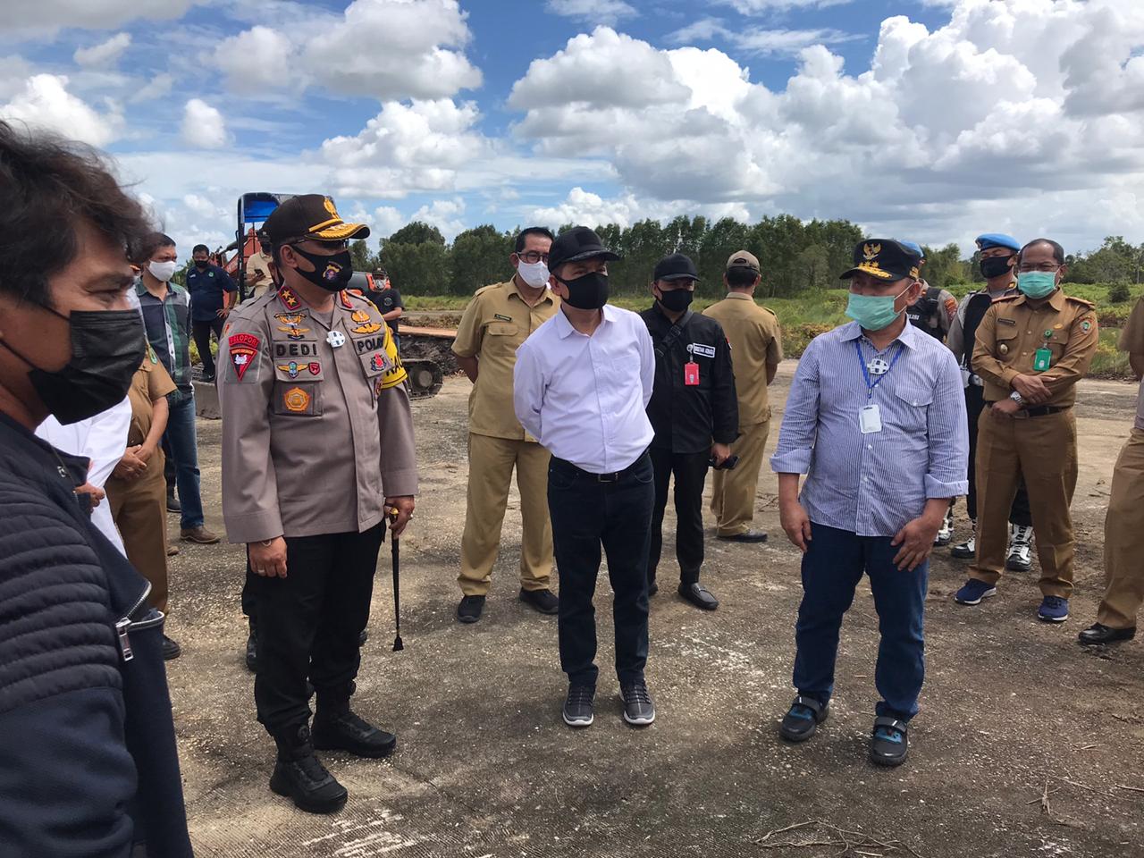 Jelang Kunjungan Presiden, Polda dan Pemprov Kalteng Siapkan Helipad