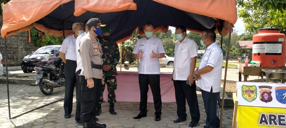 Kesiapan Posko Covid Dalam Kota Kuala Kurun Jadi Atensi Bupati Gumas