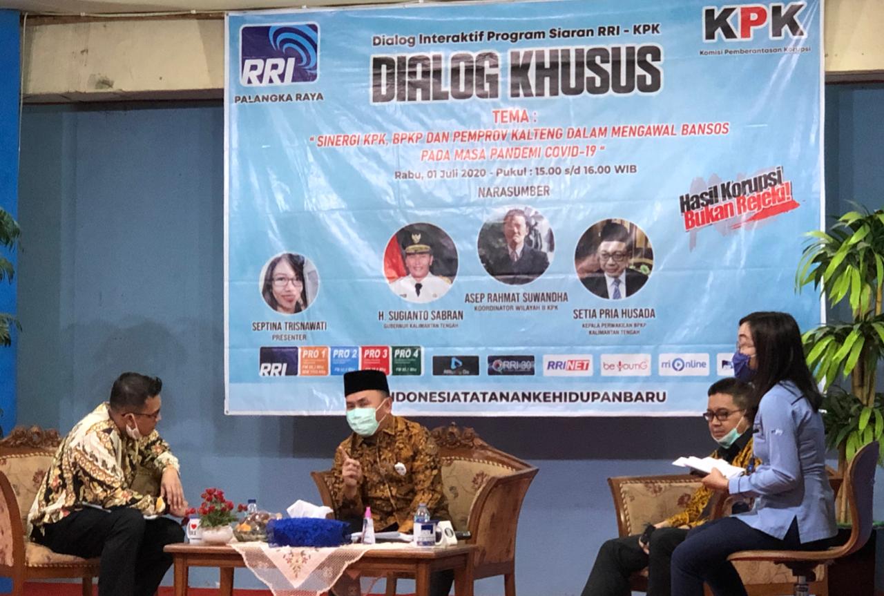 Ditanya Terkait Bansos, Ini Jawaban Gubernur Sugianto Sabran