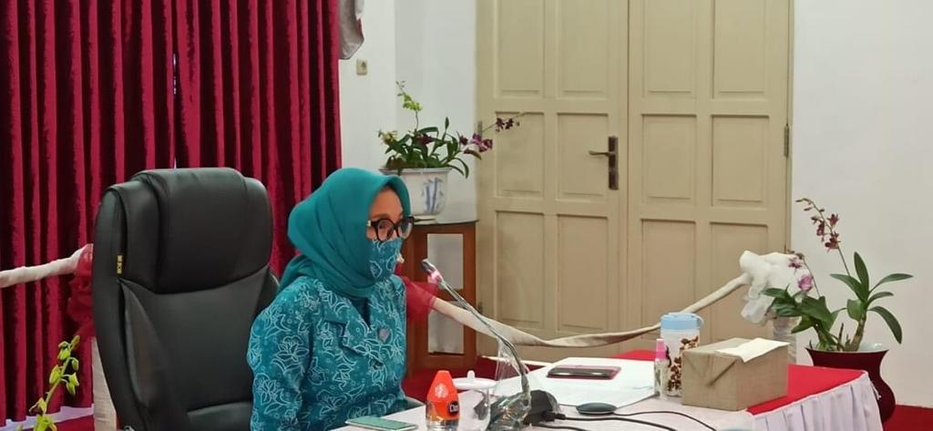 Terkait Evaluasi Gebrak Masker, Ini Ujar Ketua TP-PKK Kalteng
