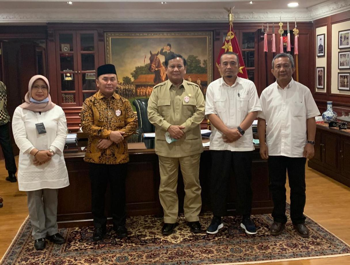 Sugianto Sabran Paparkan Progres Food Estate Kepada Menhan RI