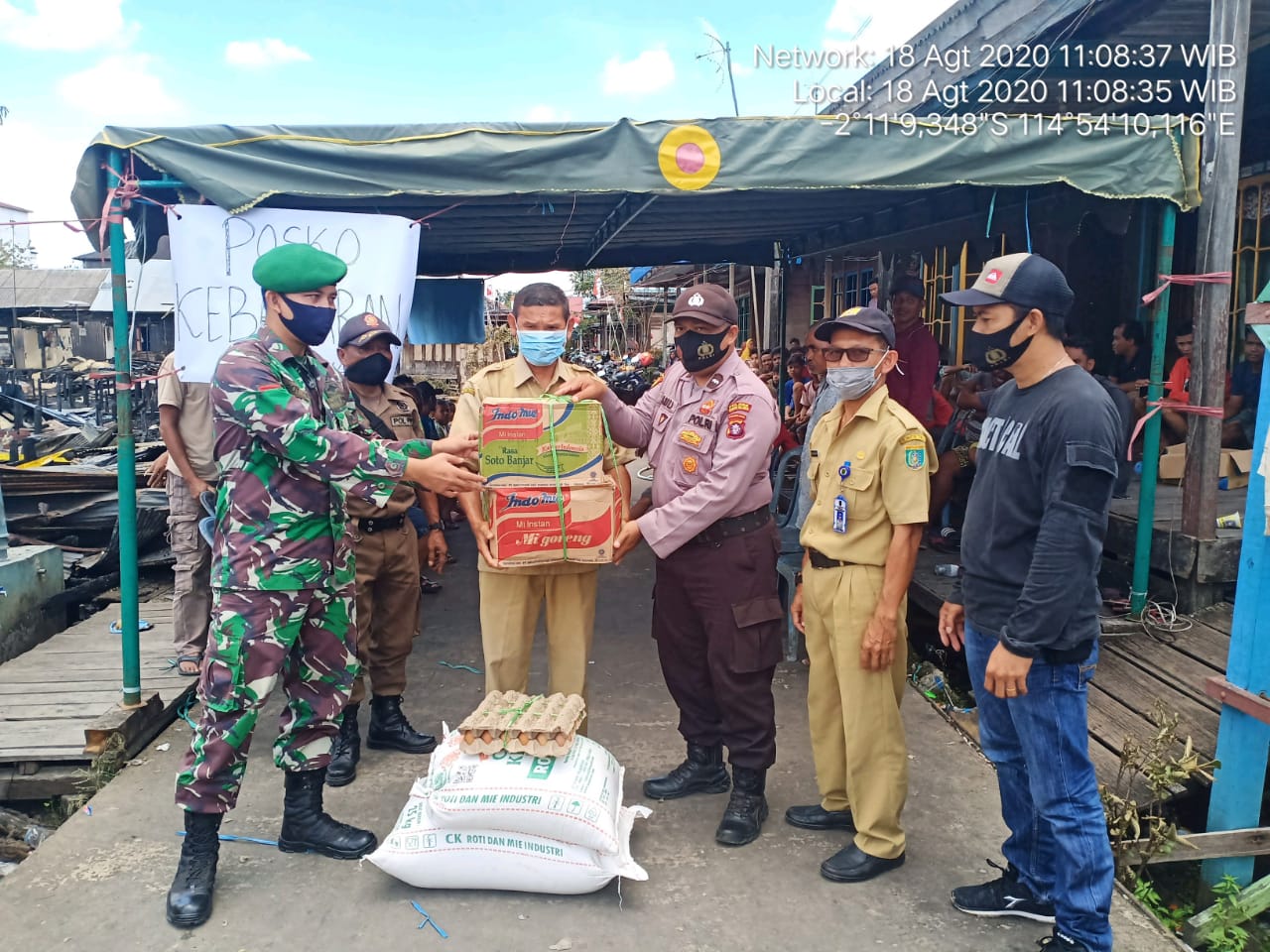 Peduli Korban Kebakaran, FSK Duslir Kirim Bantuan