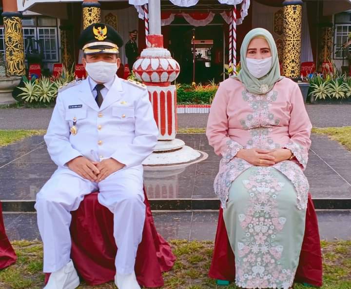 Wabup Bartim Serukan Semangat Pakai Masker