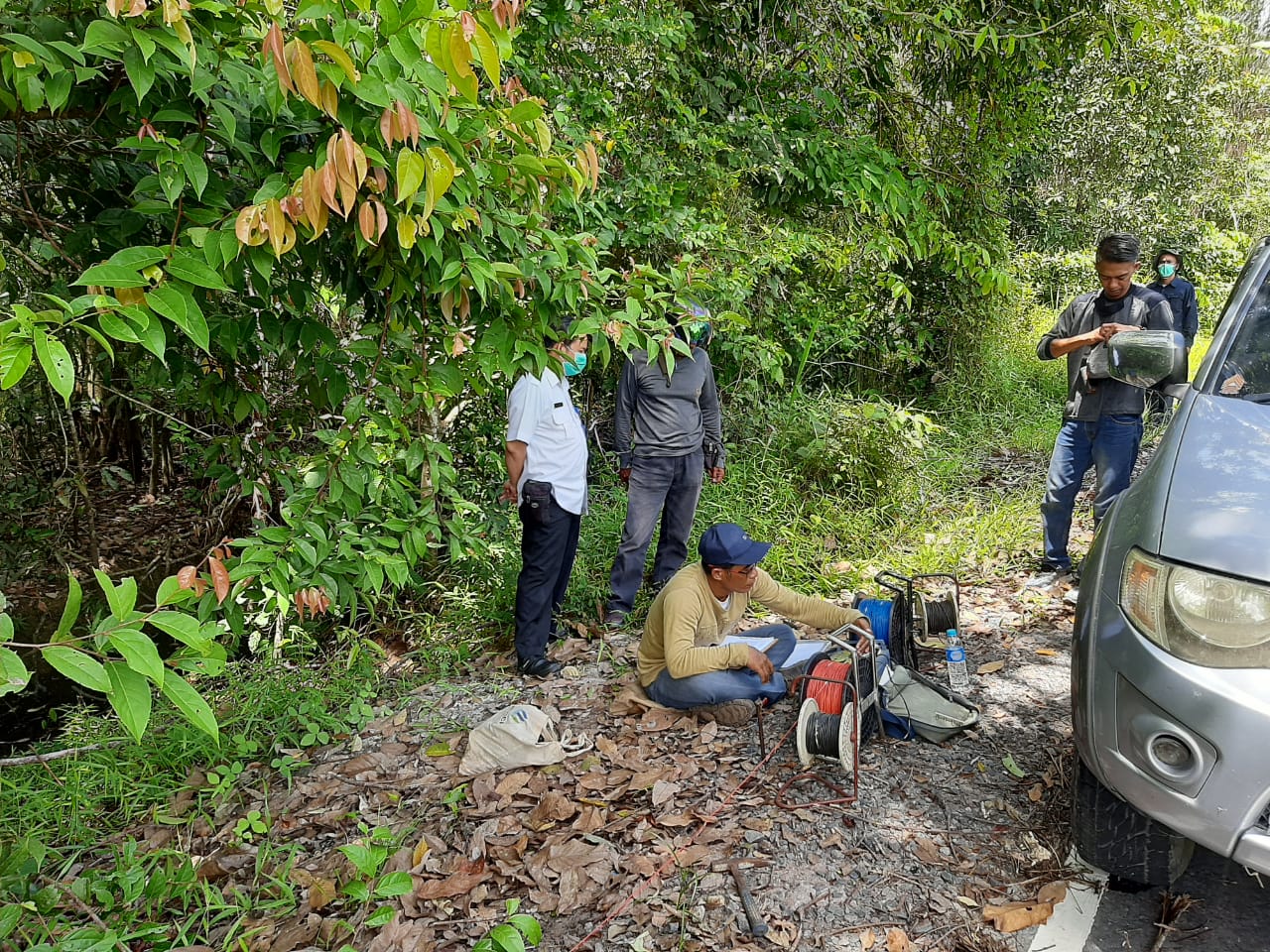 Struktur Tanah Longsor, DPUPR Barsel Uji Geolistrik