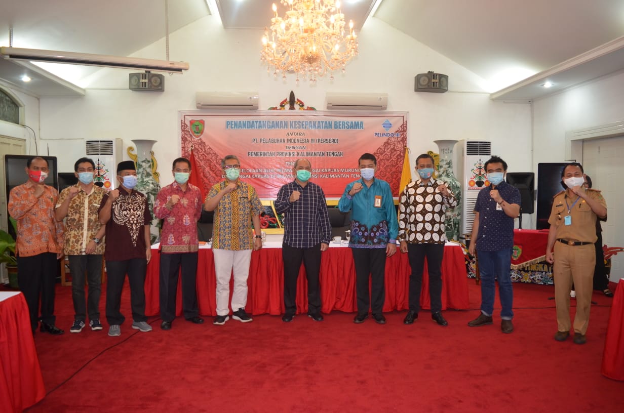Pemprov Kalteng Teken MoU dengan Pelindo, Berikut Isinya
