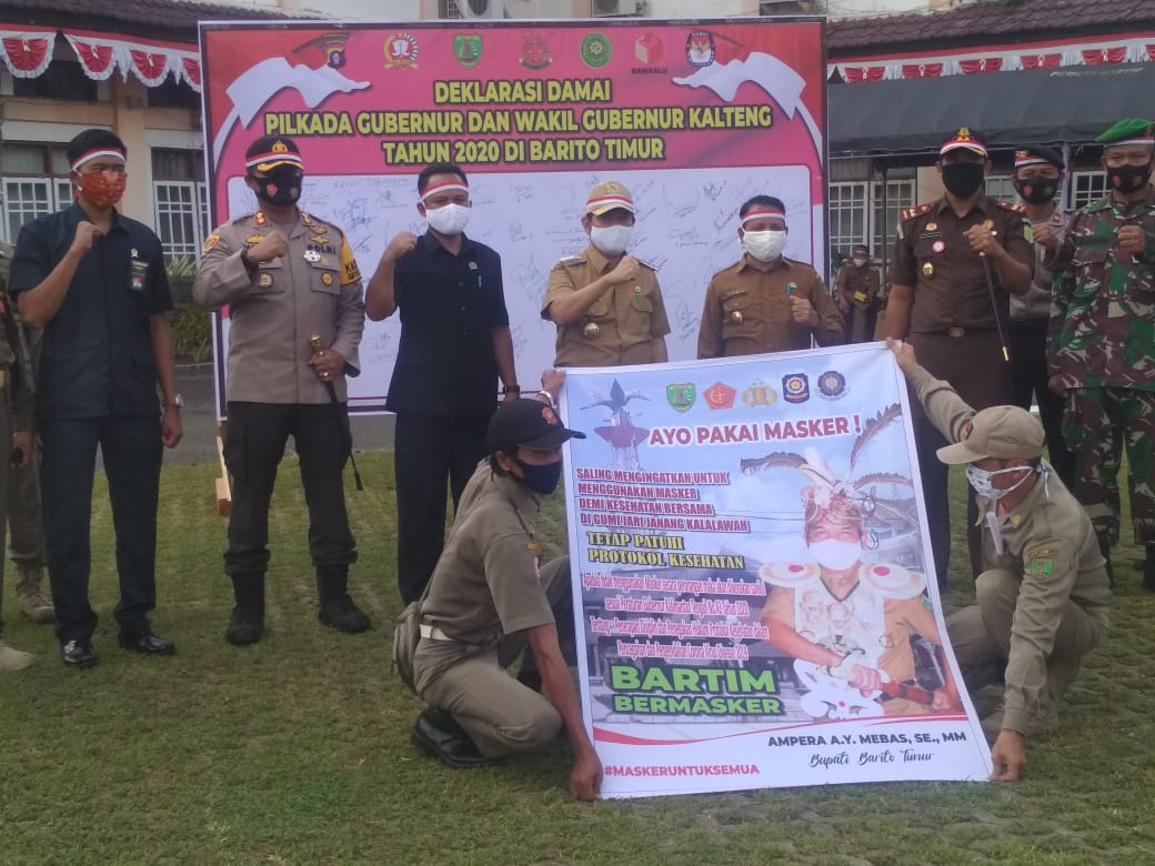 Ajak Masyarakat Bartim Sukseskan Gerakan Ayo Pakai Masker