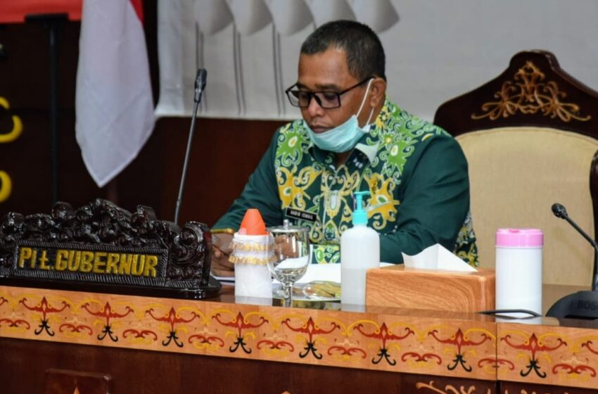 Plt Gubernur Kalteng Ikuti Rakornas Pengendalian Inflasi Tahun 2020