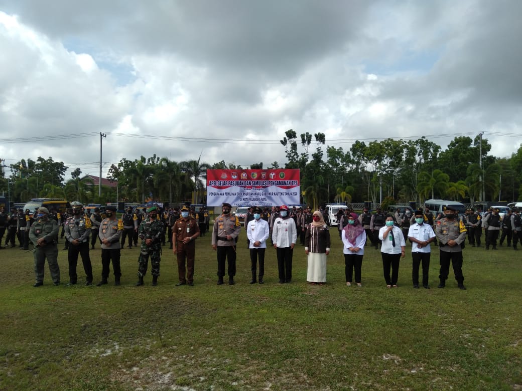 Polresta Palangka Raya Kerahkan Personel Amankan TPS