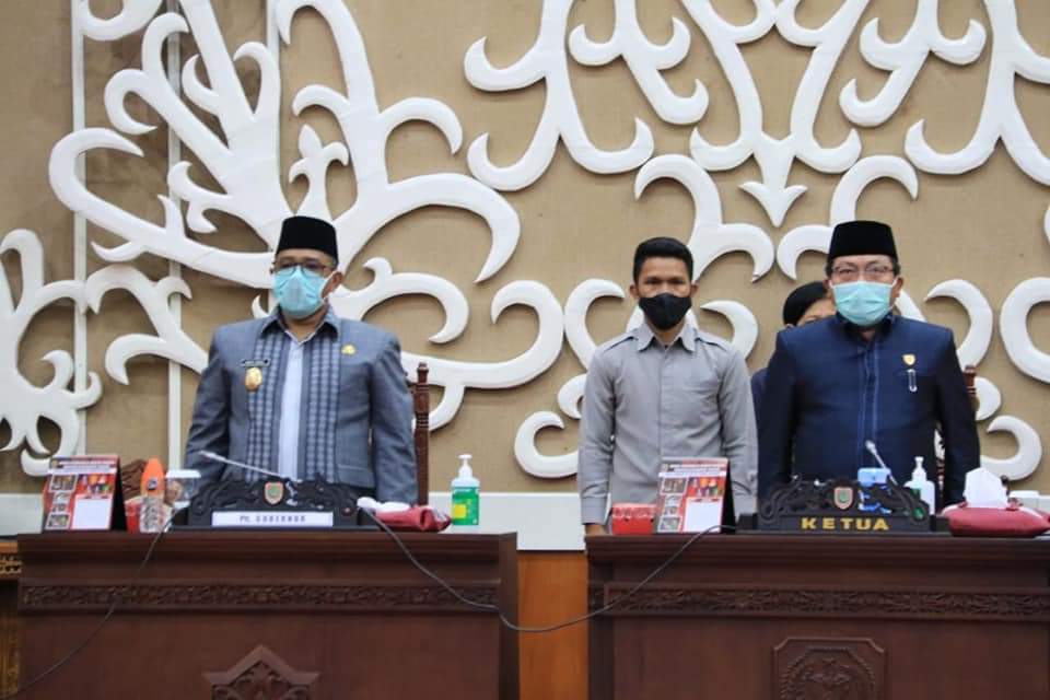Habib Ismail Hadiri Rapat Paripurna Laporan Hasil Reses DPRD Kalteng