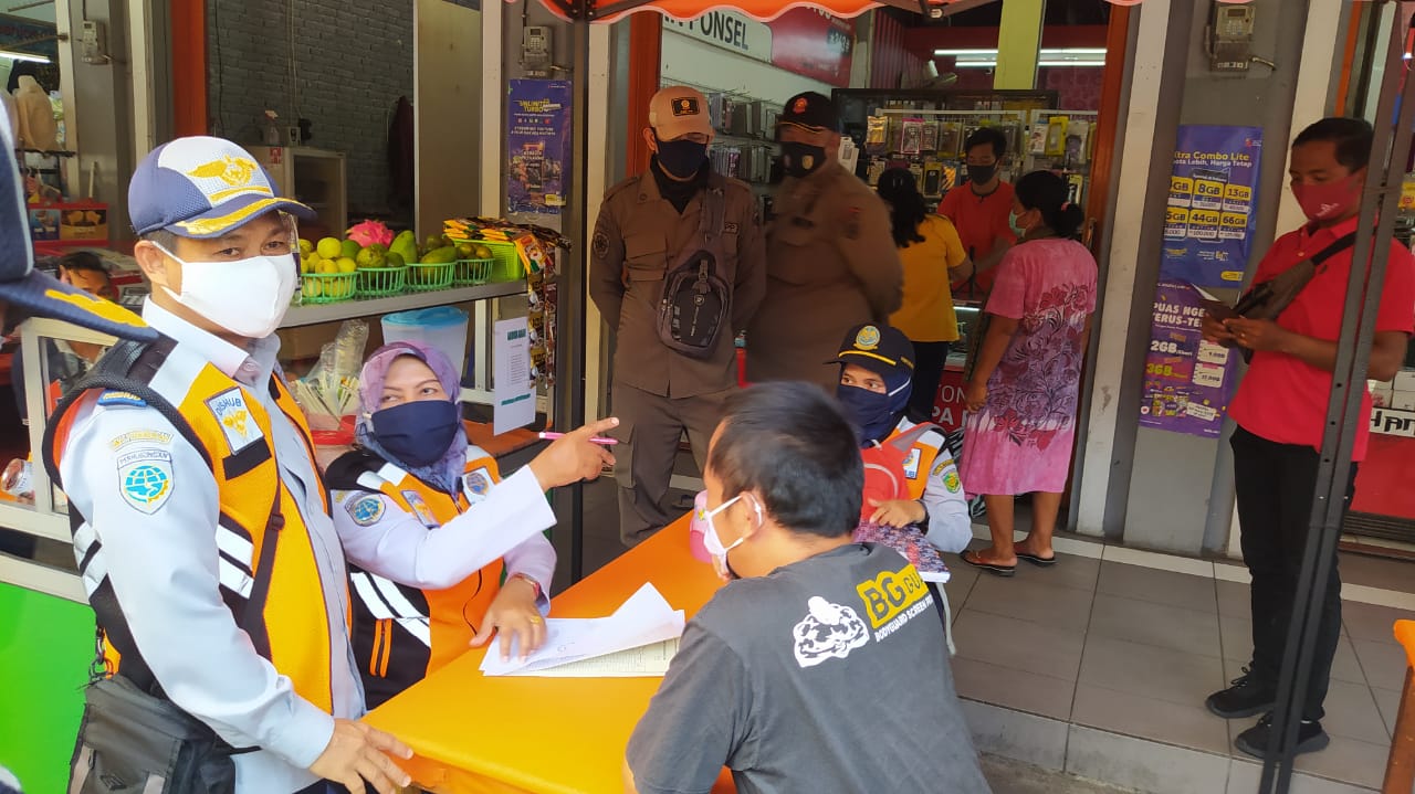 Dishub Kota Palangka Raya Garuk Juru Parkir Liar