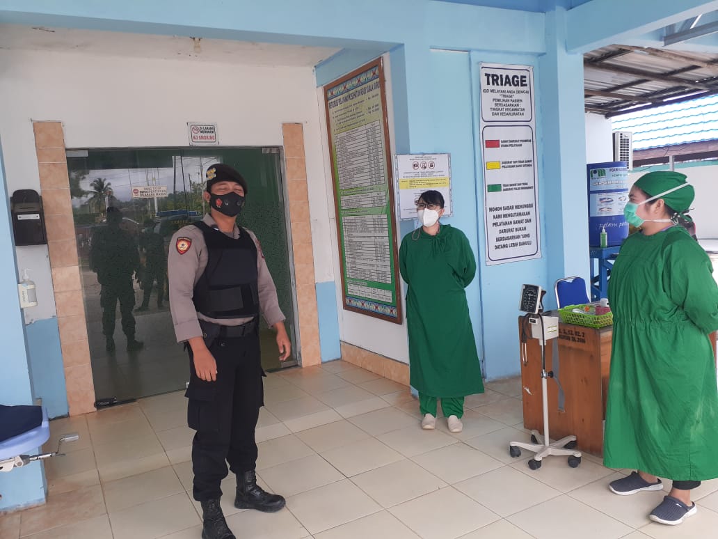 PATROLI SATSABHARA POLRES GUMAS SASAR LIMA OBYEK VITAL RAWAN KAMTIBMAS