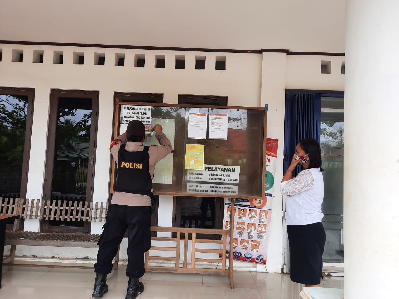 Ini Cara Unik Polsek Manuhing Antisipasi Karhutla di Wilayahnya