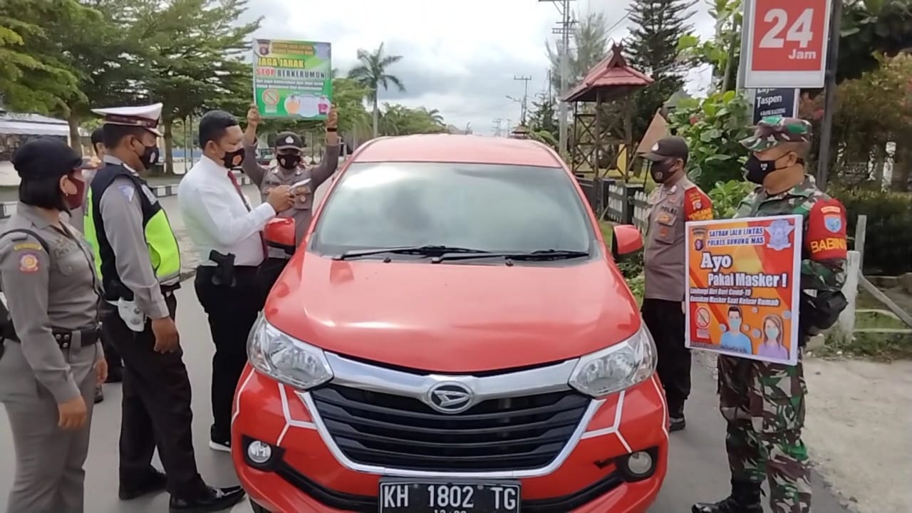 Polres Gumas Kembali Jaring Pelanggar Prokes