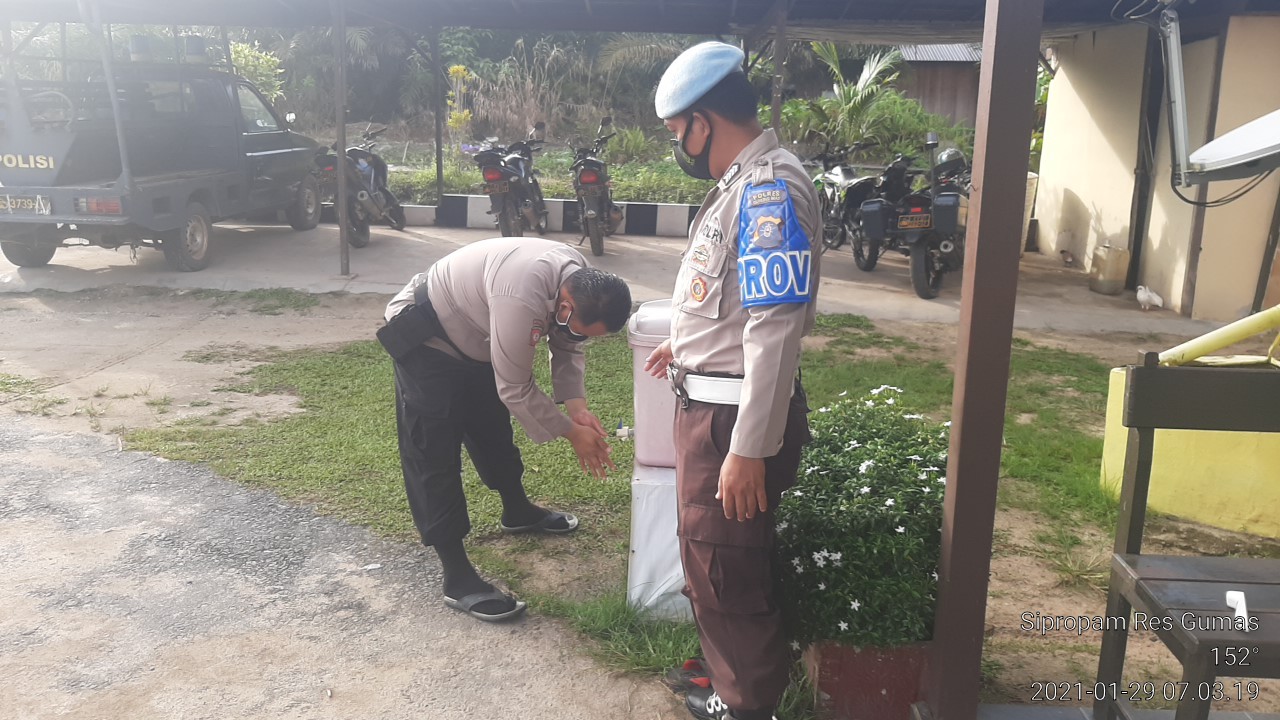 Propam Polsek Manuhing Rutin Awasi Prosedur Wajib Ini
