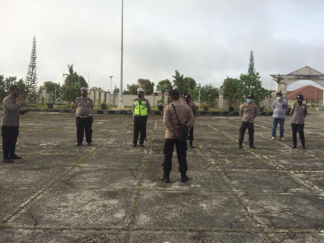 Polres Gumas Turunkan Personel Amankan Rapat Internal KPU