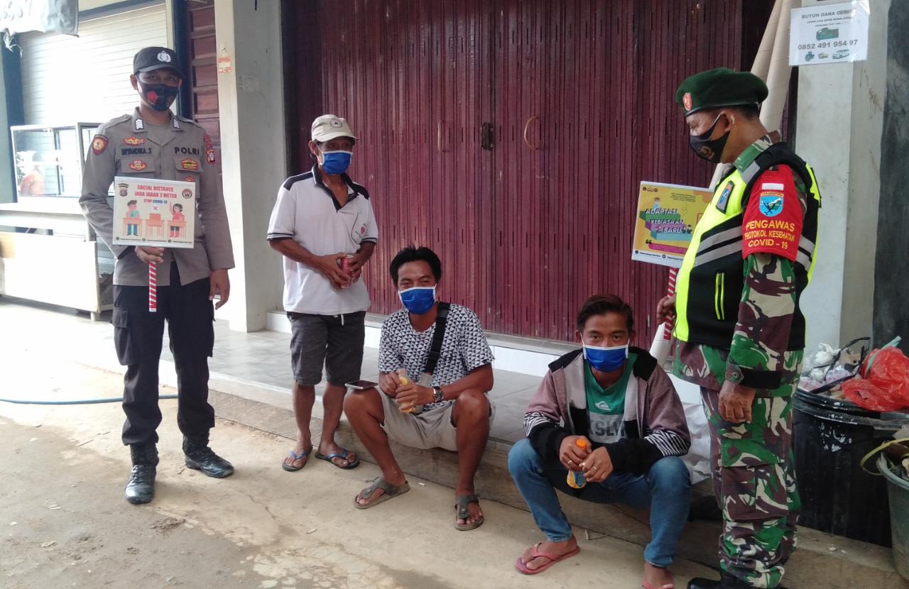 TNI/Polri Ajak Warga Kahut Patuhi Prokes