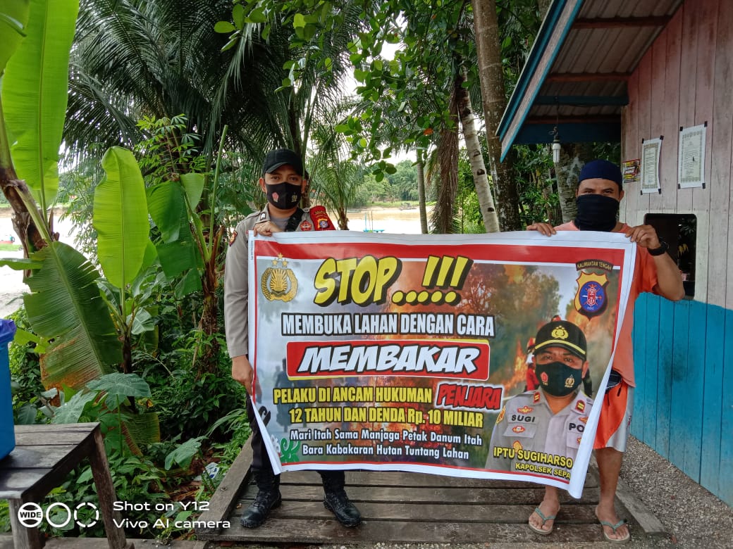 Polisi Terus Edukasi Masyarakat Tentang Karhutla