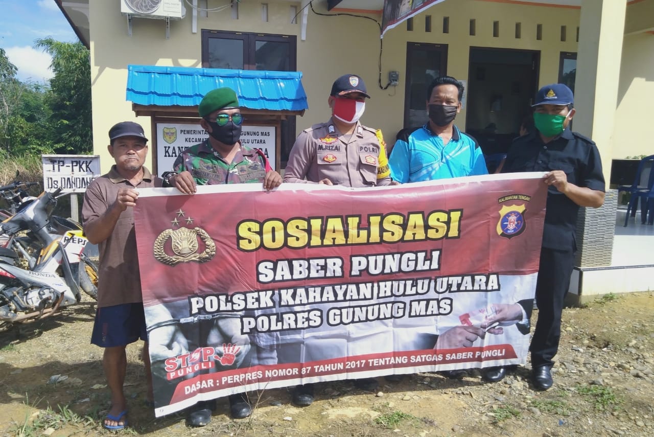 Edukasi Program Saber Pungli Terus Disampaikan Polsek Kahut