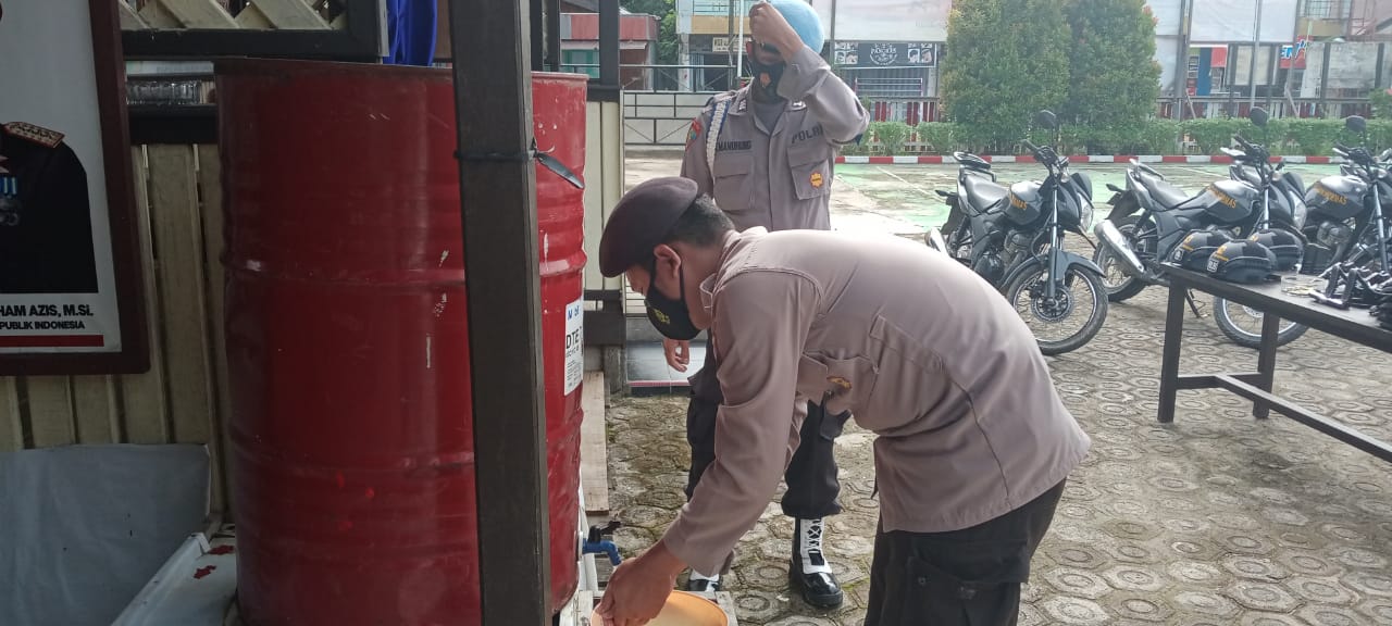 Personel Polsek Rungan Wajib Patuhi Prokes