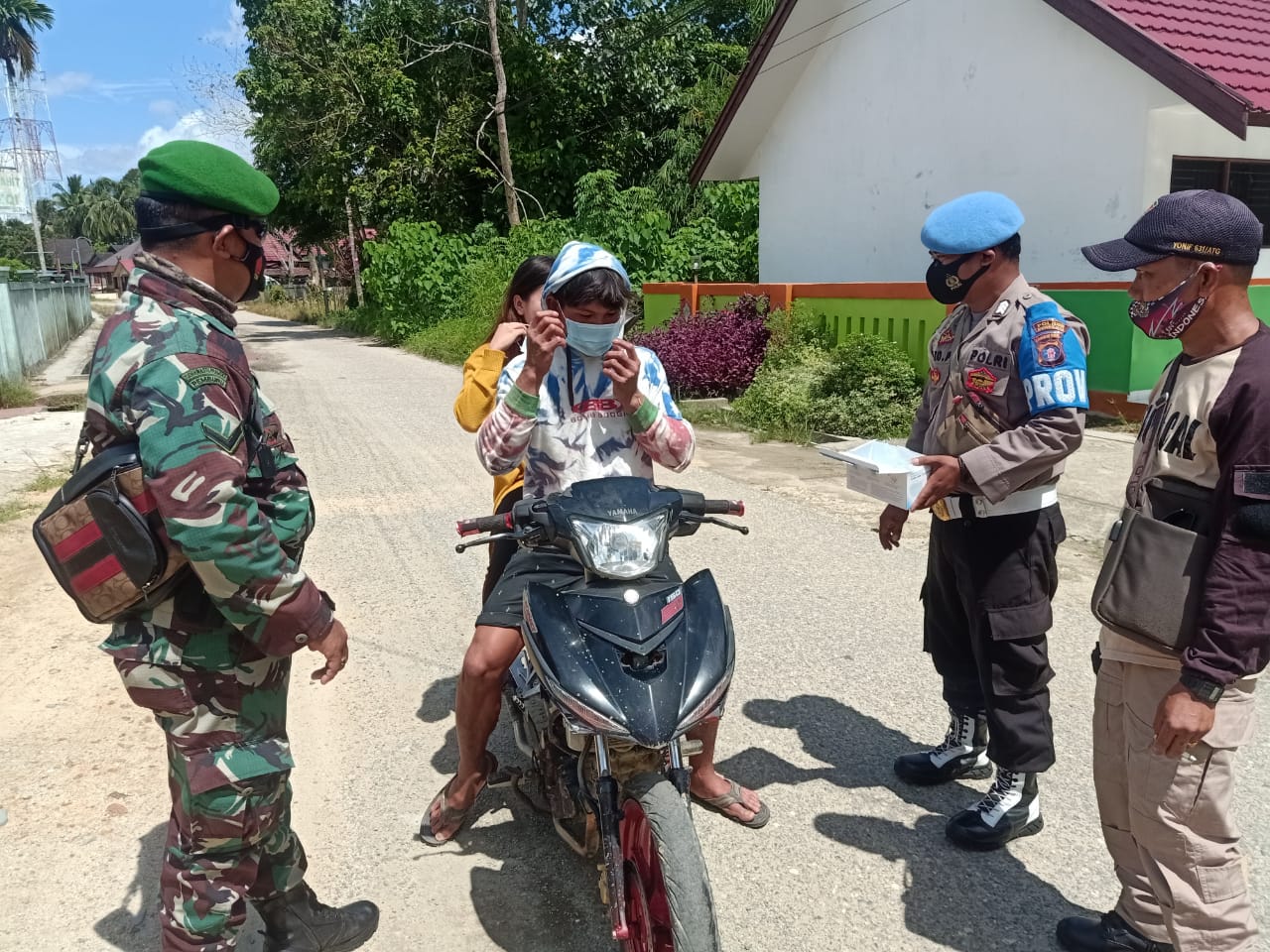 Polsek Tewah Kembali Gelar Ops Yustisi