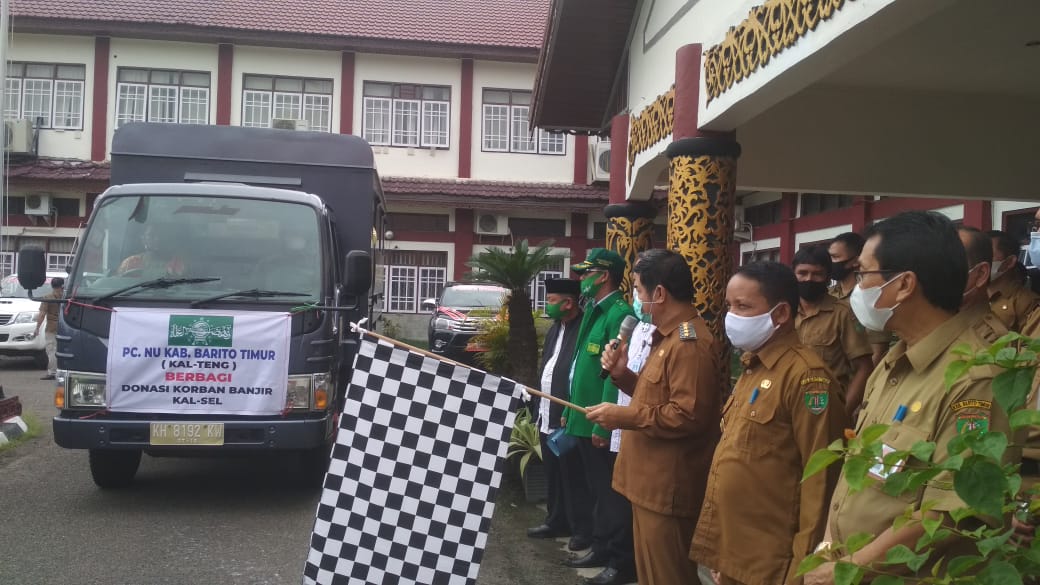 Bartim Kirim Bantuan Kemanusiaan ke Kalsel Bartim Kirim Bantuan Kemanusiaan ke Kalsel