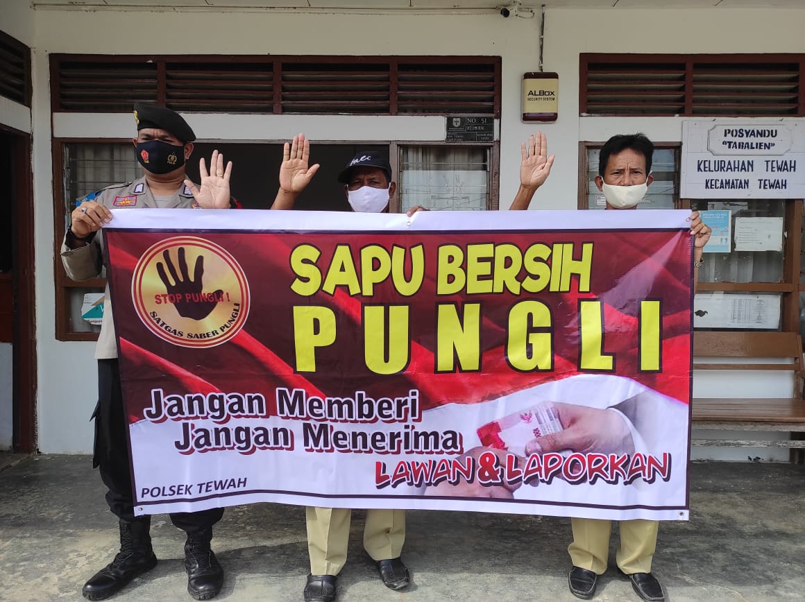 Cegah Pungli, Ini Cara Polsek Tewah Edukasi Warganya