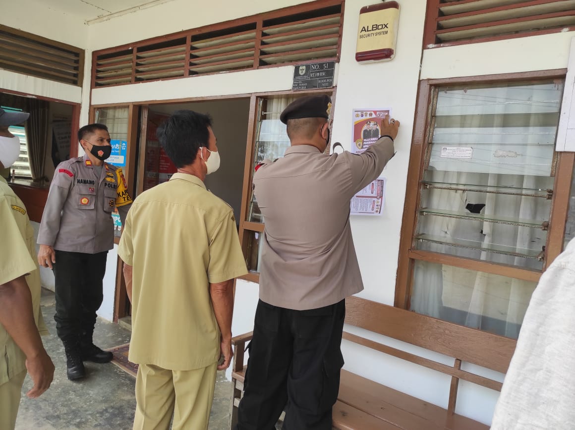 Polsek Tewah Sosialisasikan Penerimaan SIPSS