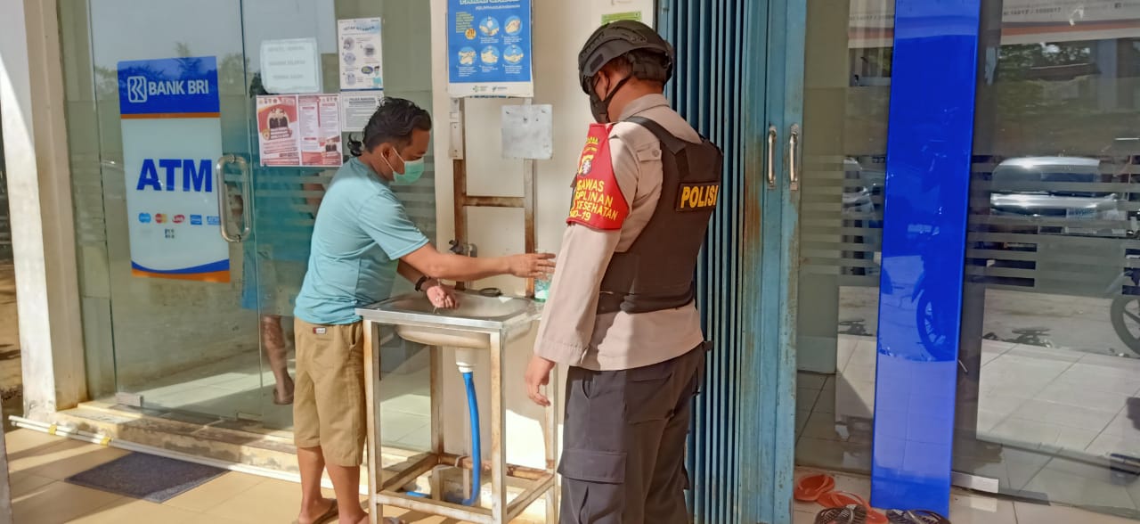 Polsek Manuhing Ajak Warganya Patuhi Prokes