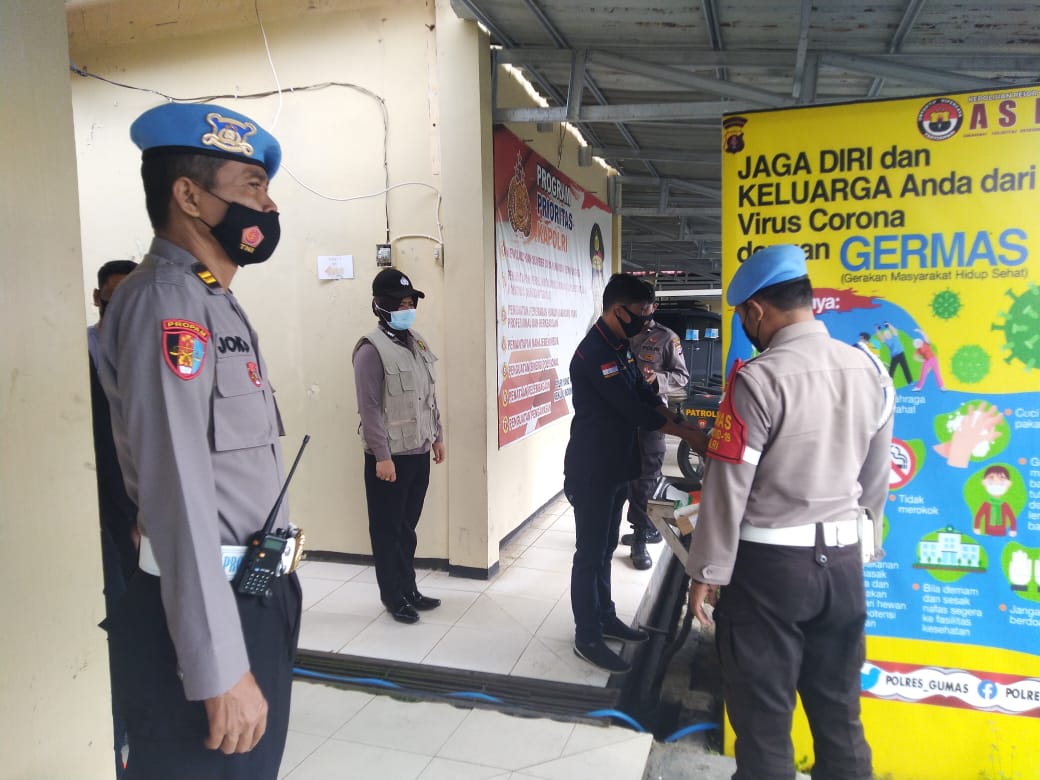 Antisipasi Covid-19, Polres Gumas Perketat Kepatuhan Prokes