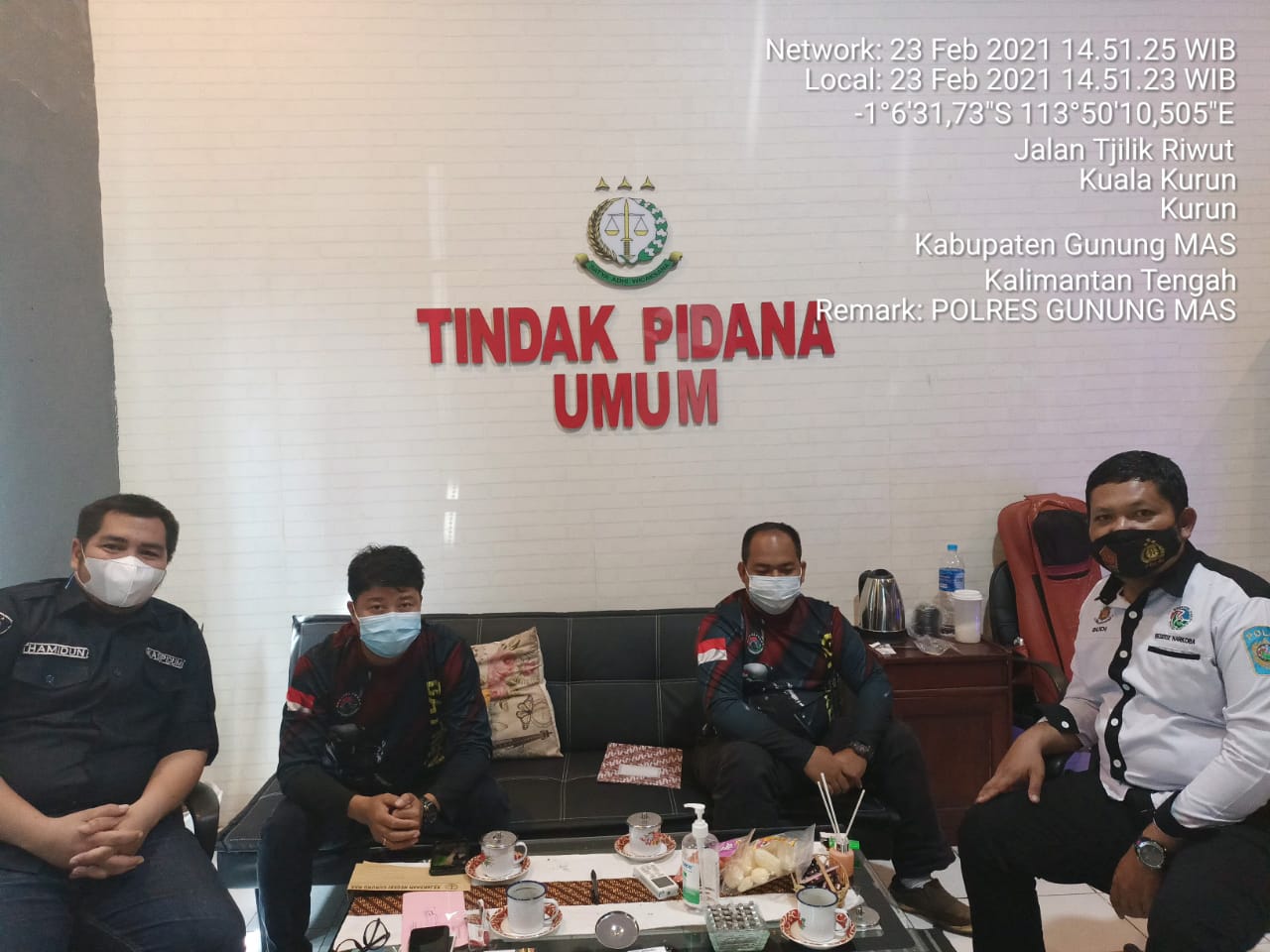 Kasat Resnarkoba Polres Gumas Koordinasi ke Kejari