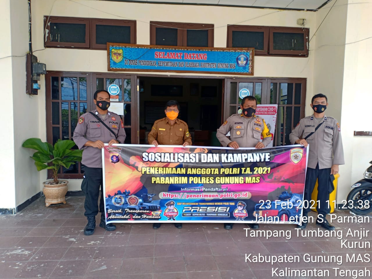 Sosialisasikan Rekrutmen Anggota Polri Kepada Masyarakat