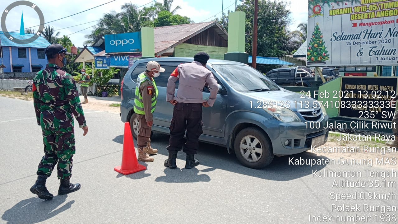 Polsek Rungan Kembali Gelar Ops Yustisi