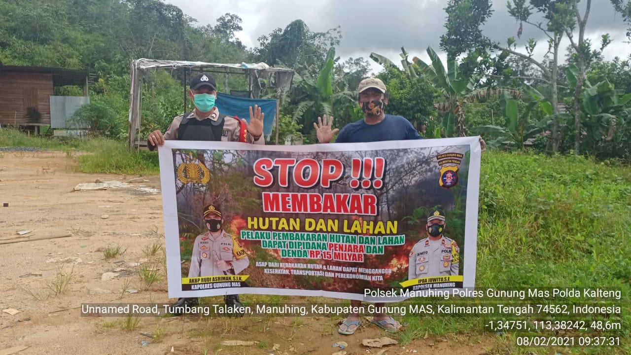 Aktif Imbau Warganya Jauhi Praktik Bakar Lahan Sembarangan