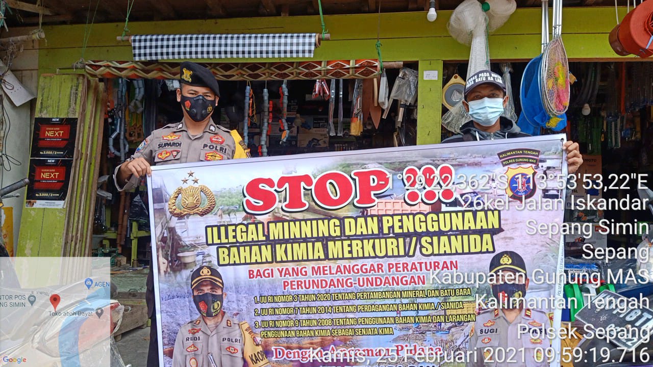 Polsek Sepang Imbau Warganya Setop Tambang Ilegal