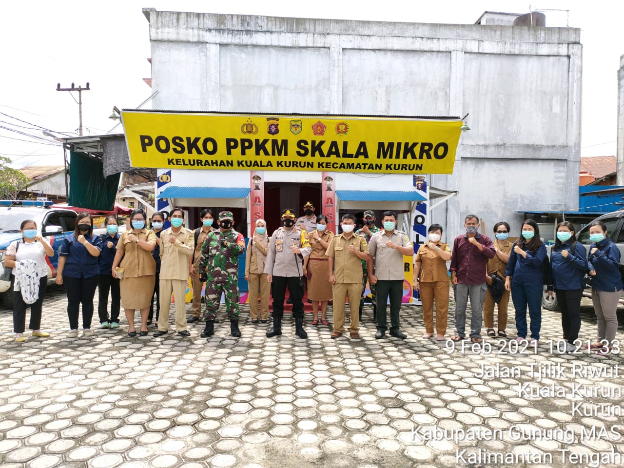 AKBP Rudi Asriman Resmikan Pos PPKM