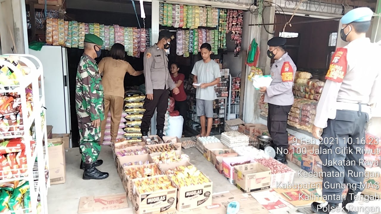 Cegah Klaster Baru, Polsek Rungan Imbau Warganya Patuhi Prokes
