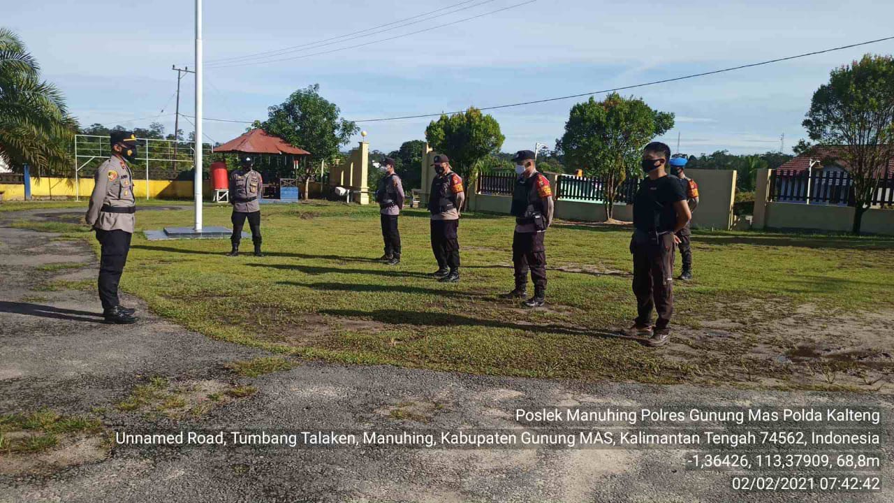 Ini Arahan Kapolsek Manuhing Kepada Personelnya