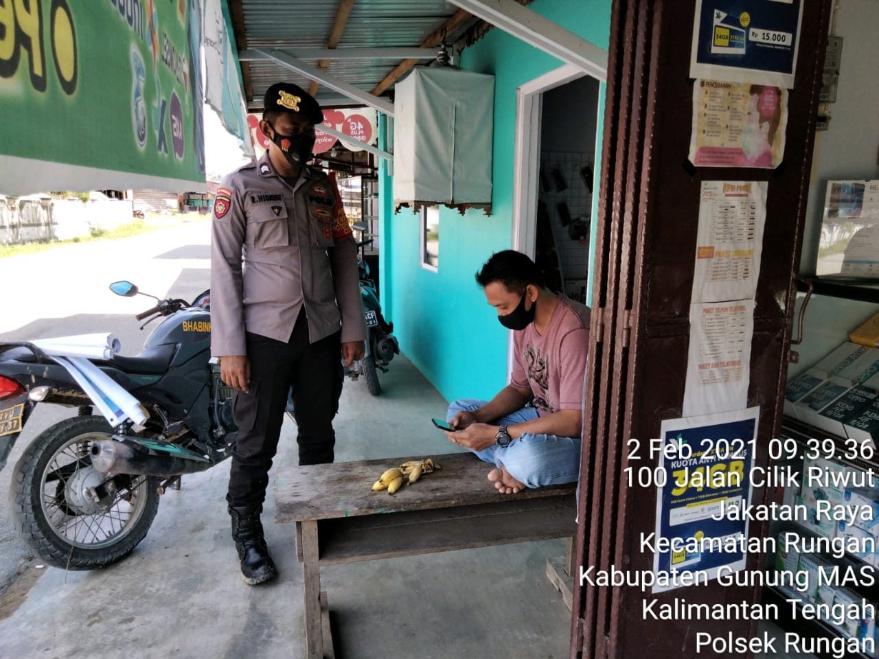 Ajak Warga Rungan Disiplin Patuhi Prokes