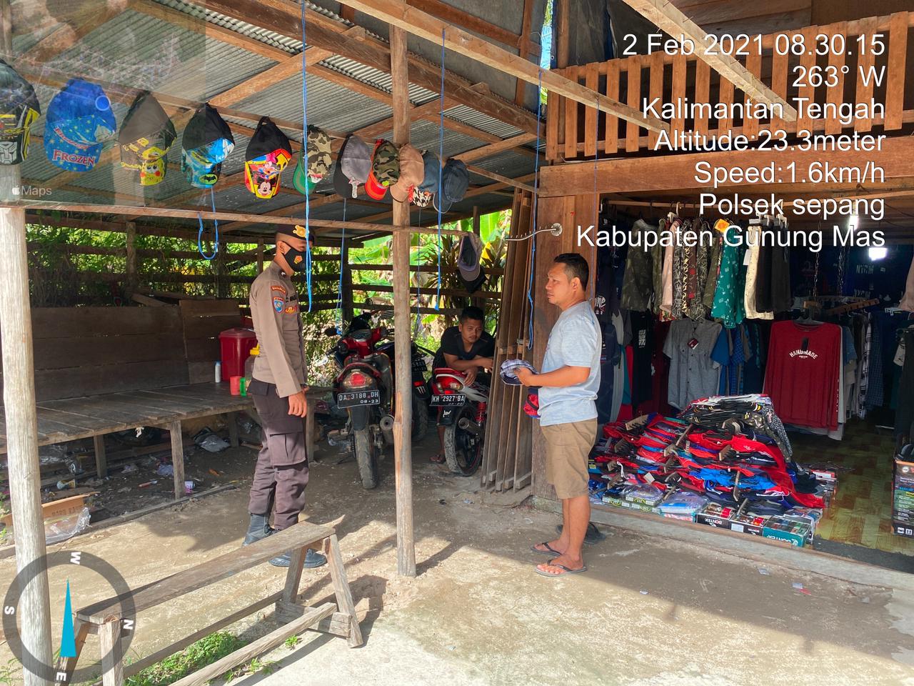 Polsek Sepang Rutin Sambangi Warga di Kawasan Food Estate